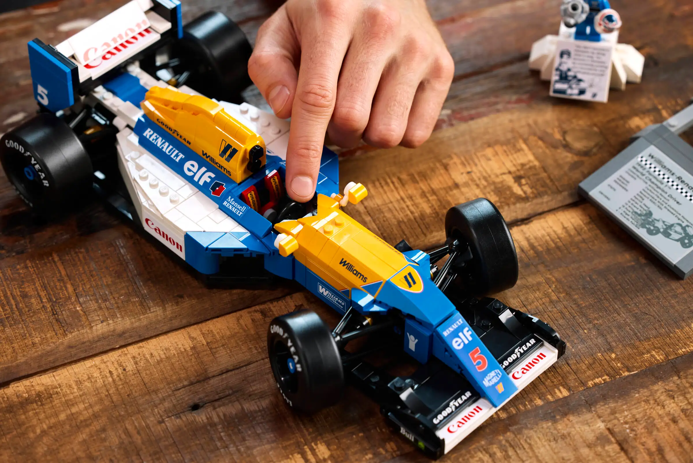 Lego Icons Williams Racing FW14B ve Nigel Mansell 10353
