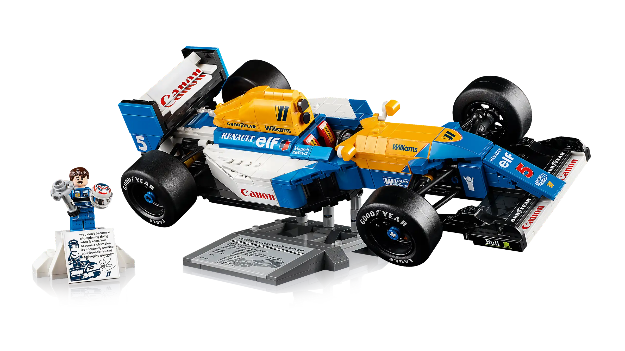 Lego Icons Williams Racing FW14B ve Nigel Mansell 10353