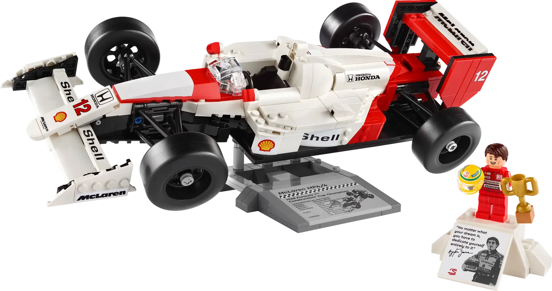 LEGO Icons McLaren MP4/4 ve Ayrton Senna 10330 - Thumbnail