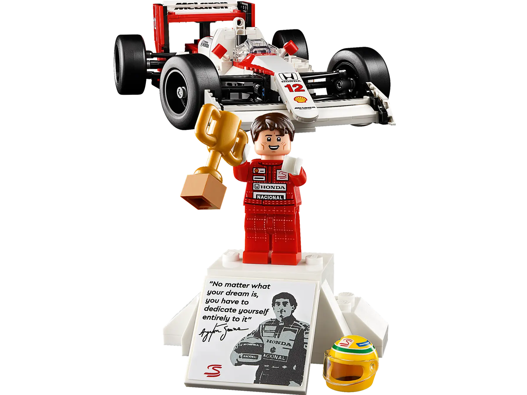 LEGO Icons McLaren MP4/4 ve Ayrton Senna 10330 - Thumbnail