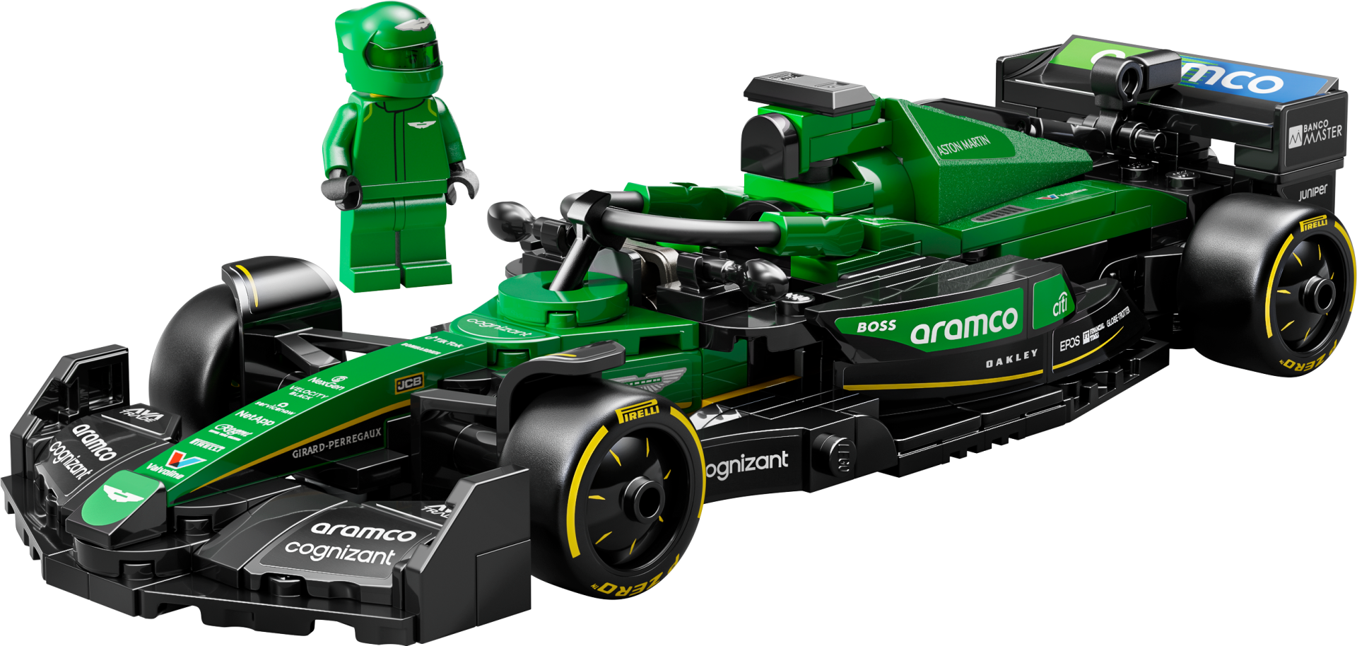 Lego Speed Champions Aston Martin Aramco F1 AMR24 Yarış Arabası Araç Seti 77245