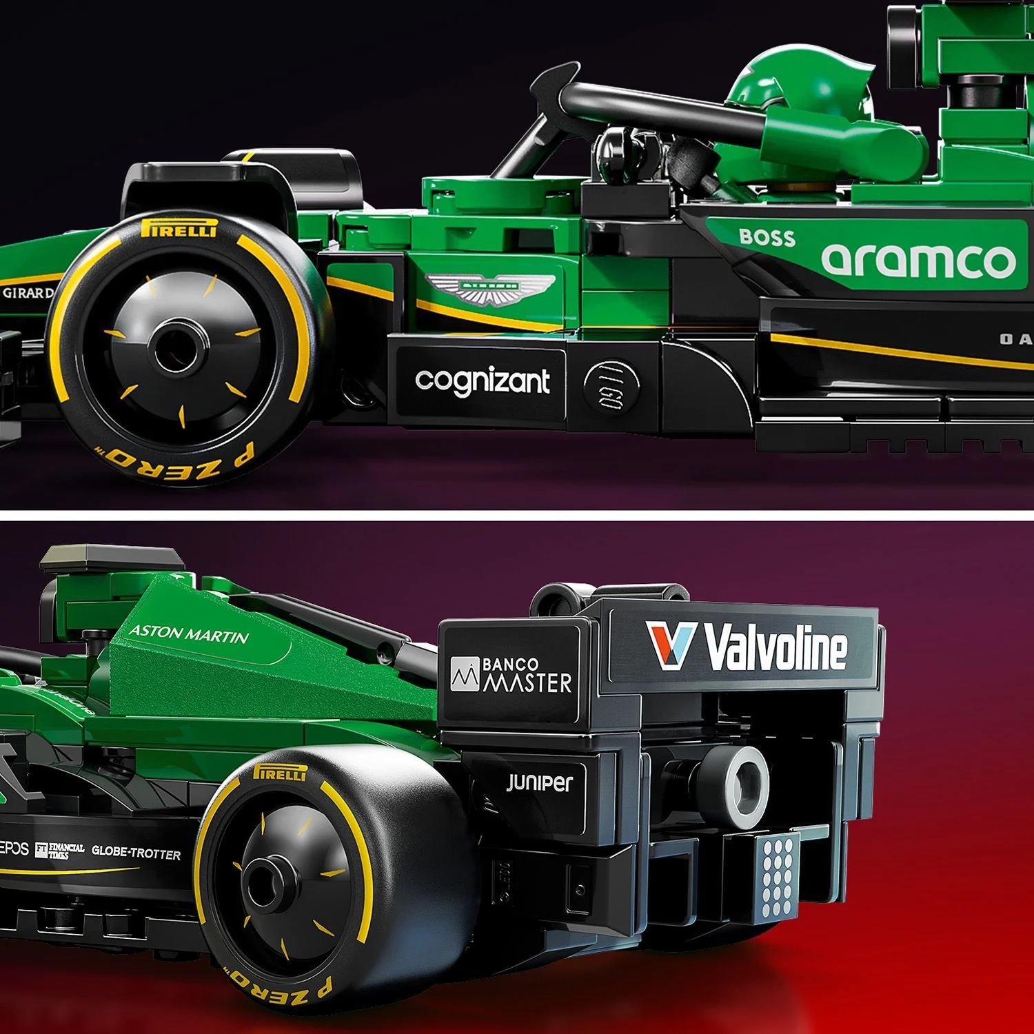 Lego Speed Champions Aston Martin Aramco F1 AMR24 Yarış Arabası Araç Seti 77245