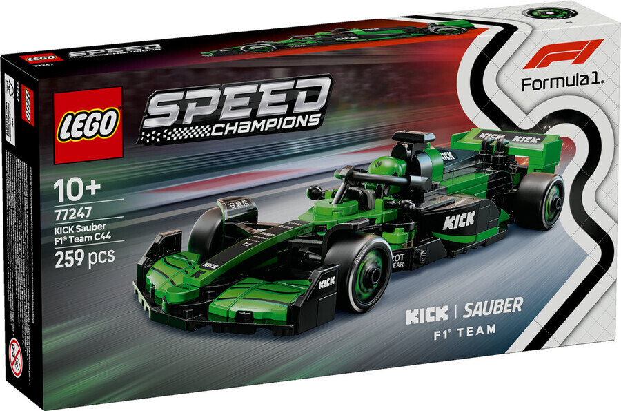 Lego Speed Champions KICK Sauber F1 Team C44 Yarış Arabası 77247 - Thumbnail