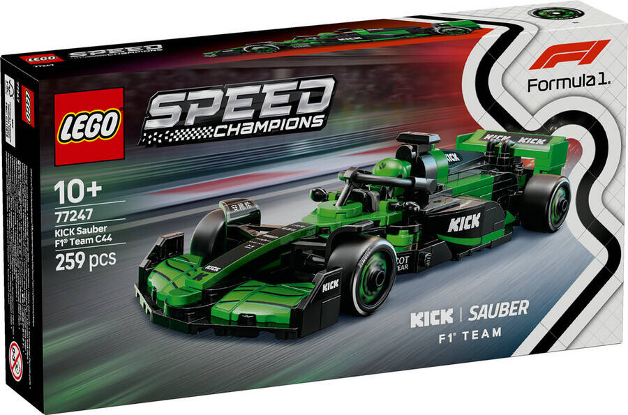 Lego Speed Champions KICK Sauber F1 Team C44 Yarış Arabası 77247