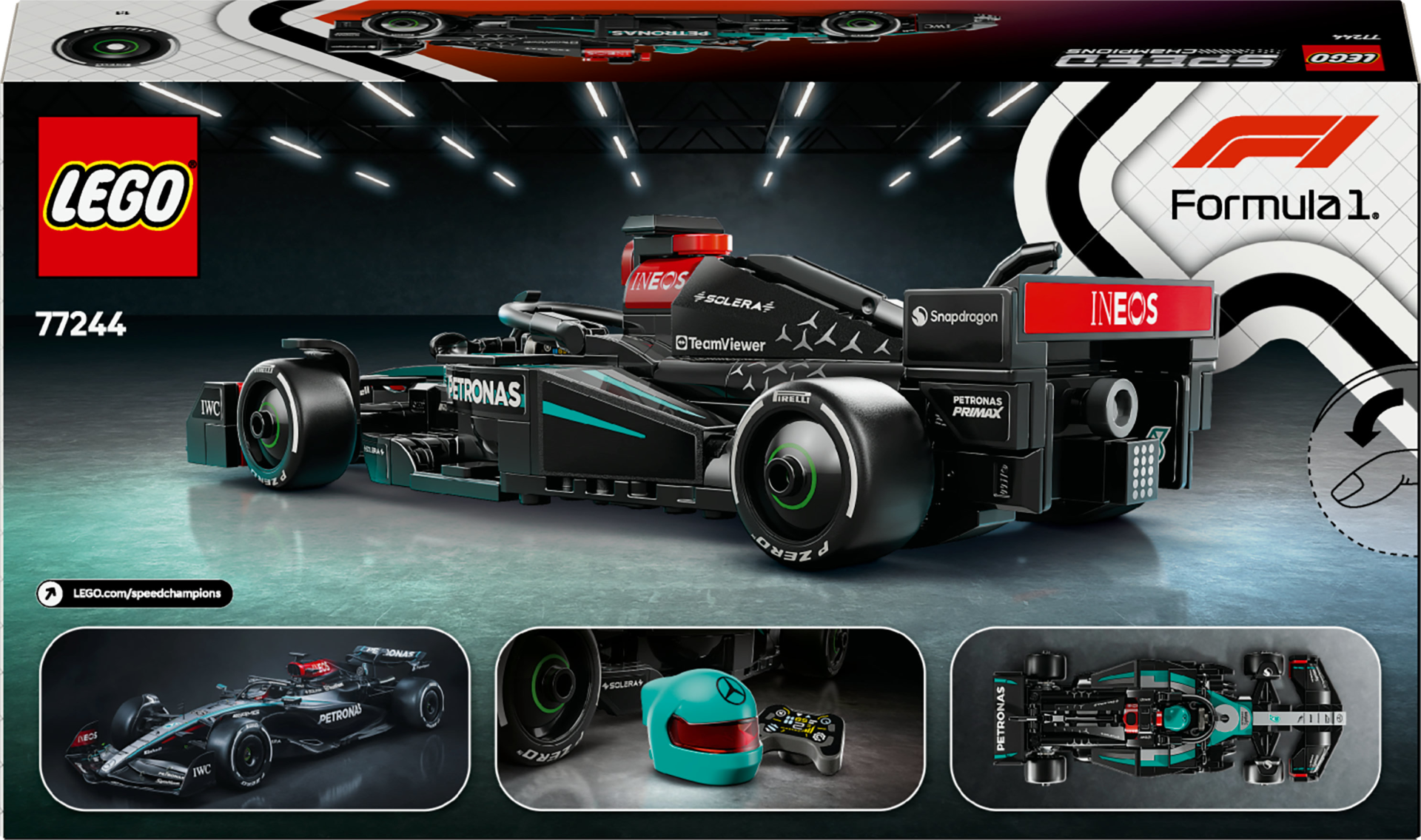 Lego Speed Champions Mercedes-AMG F1 W15 Yarış Arabası Oyuncak Araç 77244