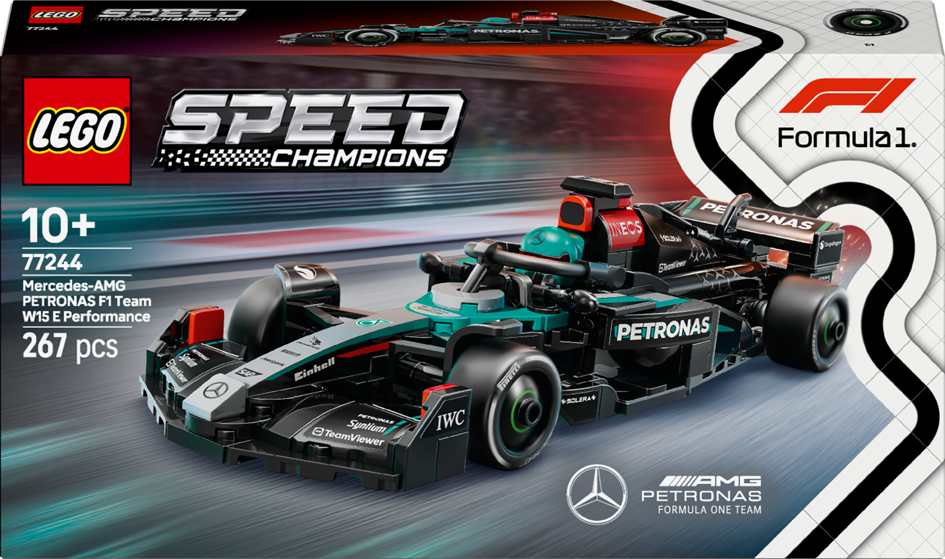 Lego Speed Champions Mercedes-AMG F1 W15 Yarış Arabası Oyuncak Araç 77244