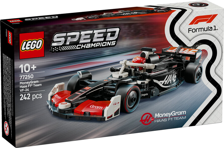 Lego Speed Champions MoneyGram Haas F1 Team VF-24 Yarış Arabası 77250 - Thumbnail