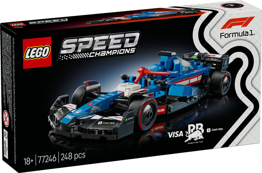 Lego Speed Champions Visa Cash App RB VCARB 01 F1® Yarış Arabası 77246 - Thumbnail