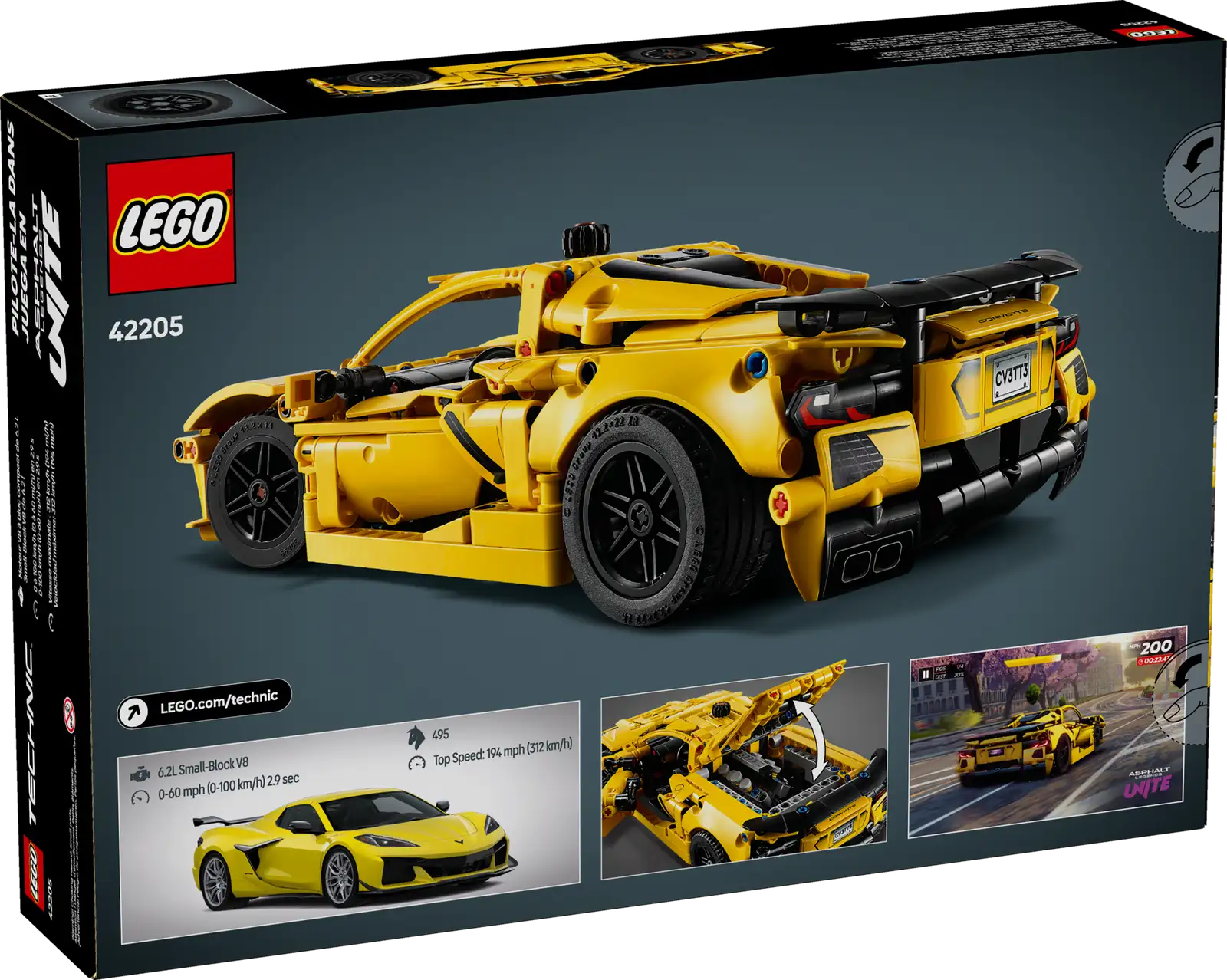 Lego Technic Chevrolet Corvette Stingray 42205