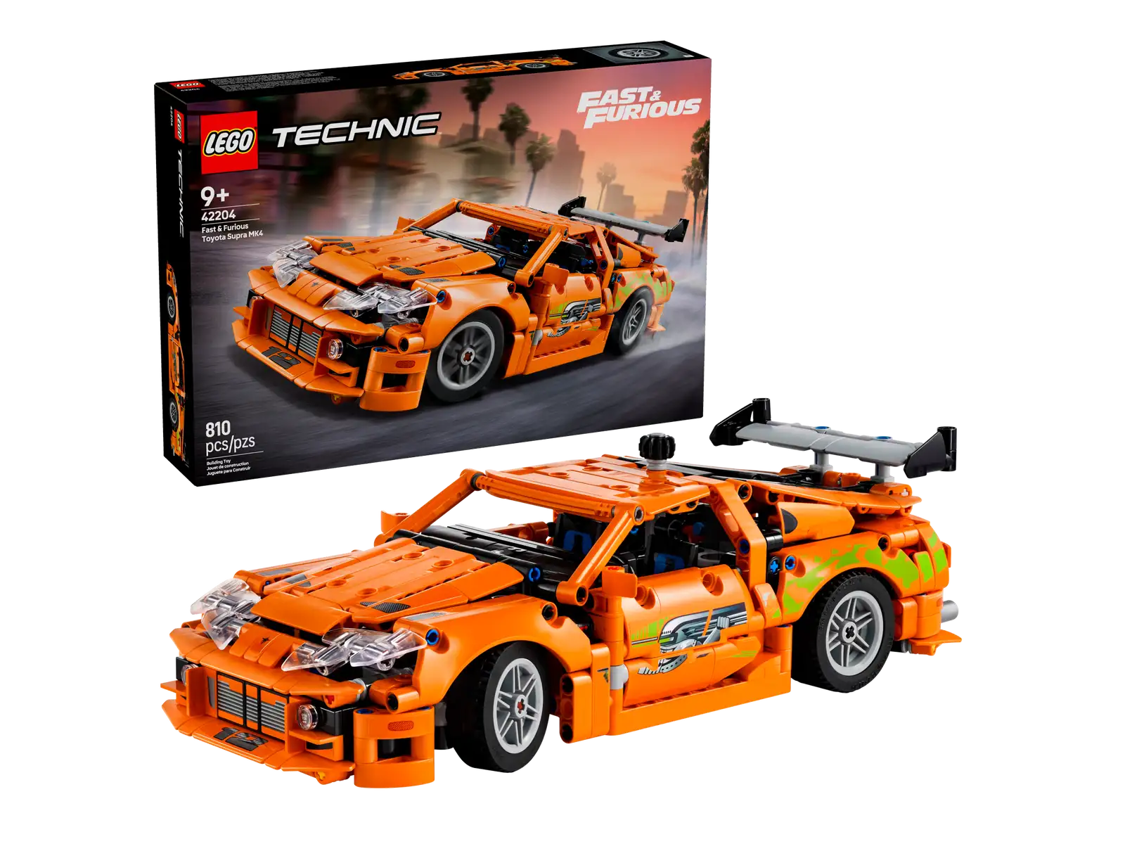 Lego Technic Fast and Furious Toyota Supra MK4 42204