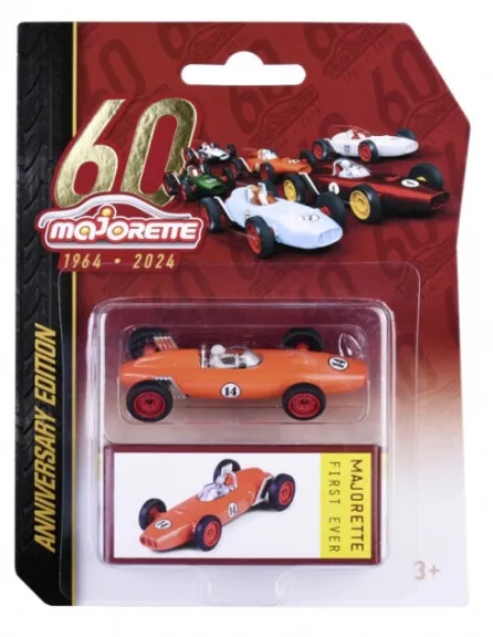 Majorette 1/64 60 Years Anniversary First Ever Race Car No 14. 212054103 - Thumbnail