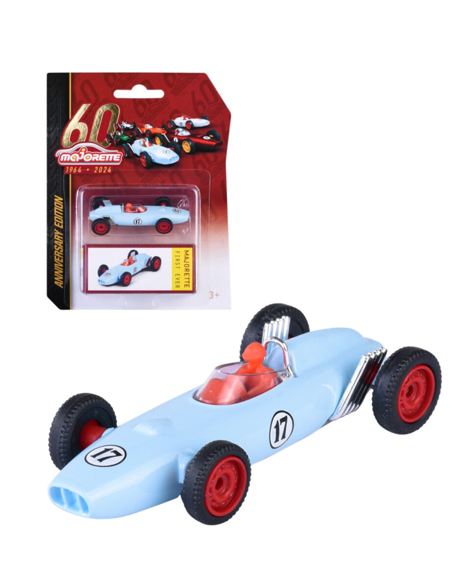 Majorette 1/64 60 Years Anniversary First Ever Race Car No 17. 212054103 - Thumbnail