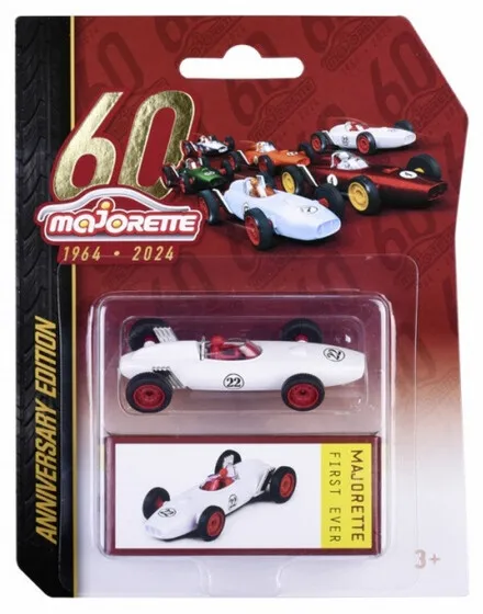 Majorette 1/64 60 Years Anniversary First Ever Race Car No 22. 212054103 - Thumbnail