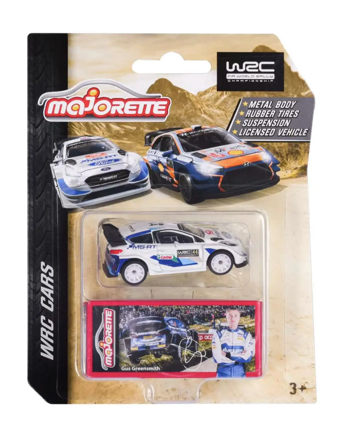 Majorette 1/64 WRC Ford Fiesta 2022 - Thumbnail