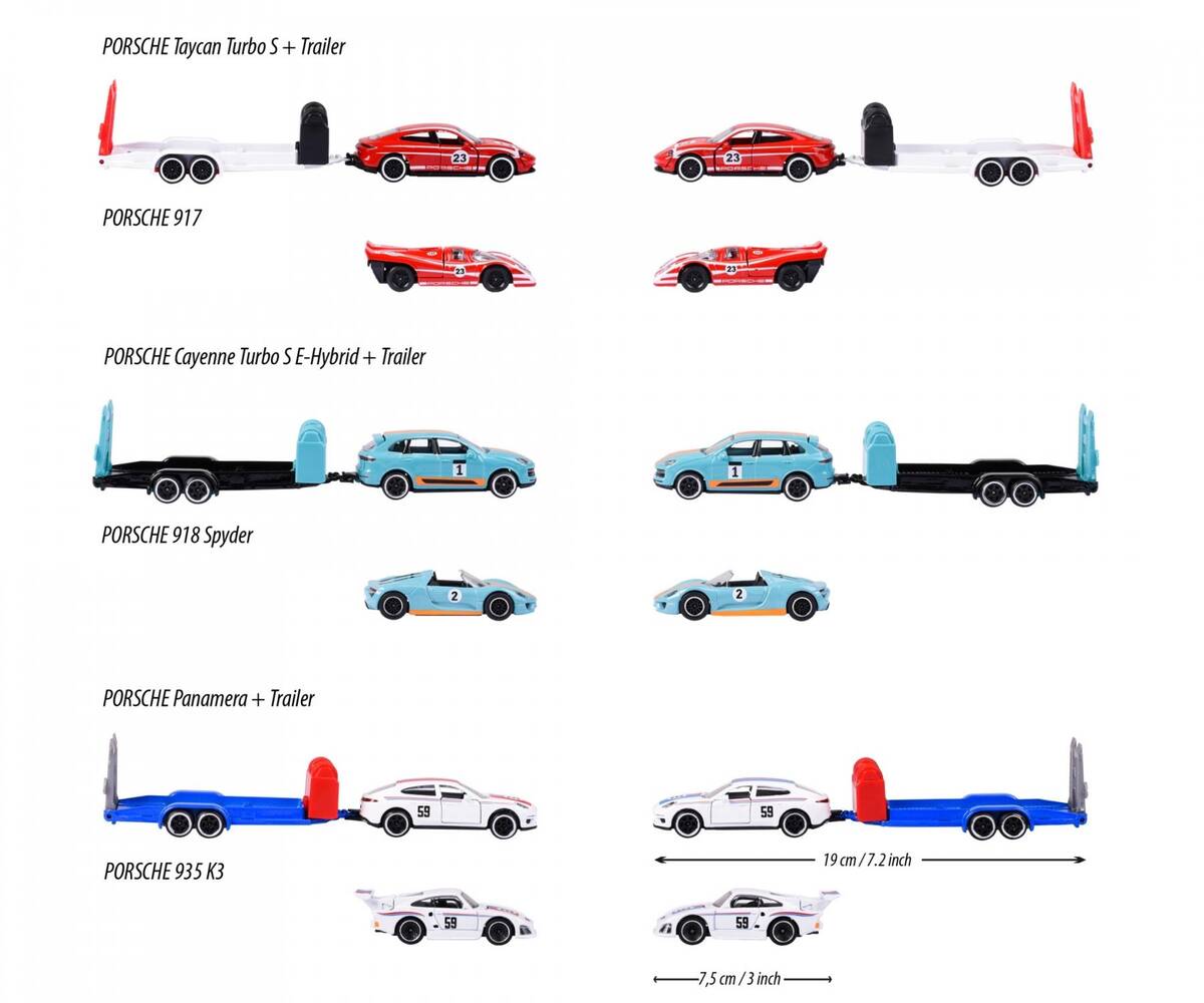 Majorette Porsche Motorsport Race Trailer 212053112
