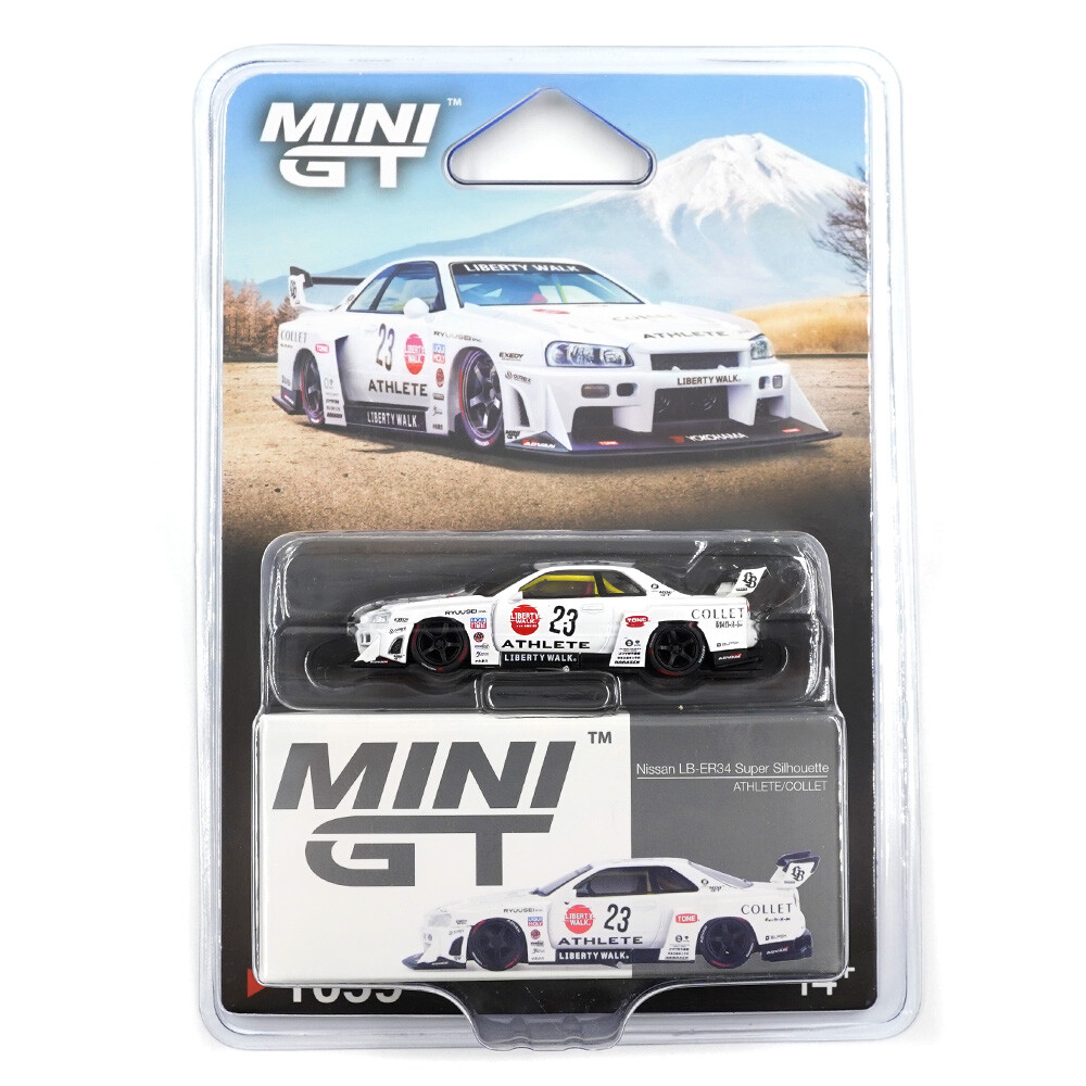 Mini GT - Mini GT 1/64 Nissan LB-ER34 Super Silhouette ATHLETE/COLLET - Blister Paket MGT01059-BL