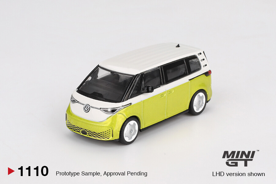 Mini GT - Mini GT 1/64 Volkswagen ID.Buzz Candy White / Pomelo Yellow MGT01110