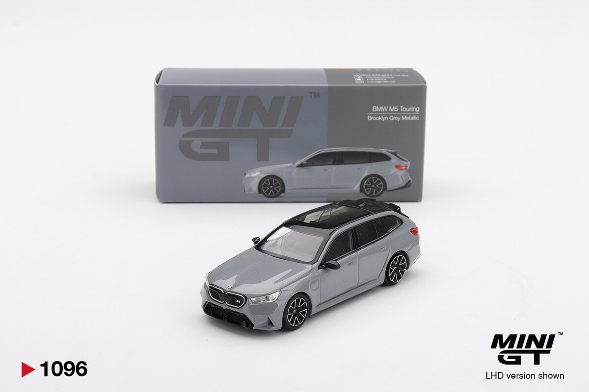 Mini GT - Mini GT 1/64 BMW M5 Touring (G99) Brooklyn Grey Metallic MGT01096