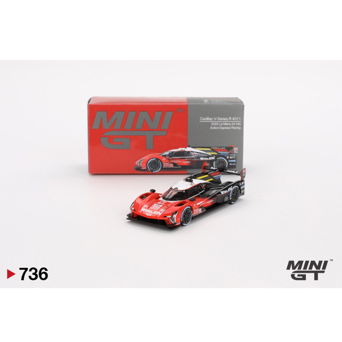 Mini GT - Mini GT 1/64 Cadillac V-Series.R #311 Action Express Racing 2023 Le Mans 24 Hrs MGT00736