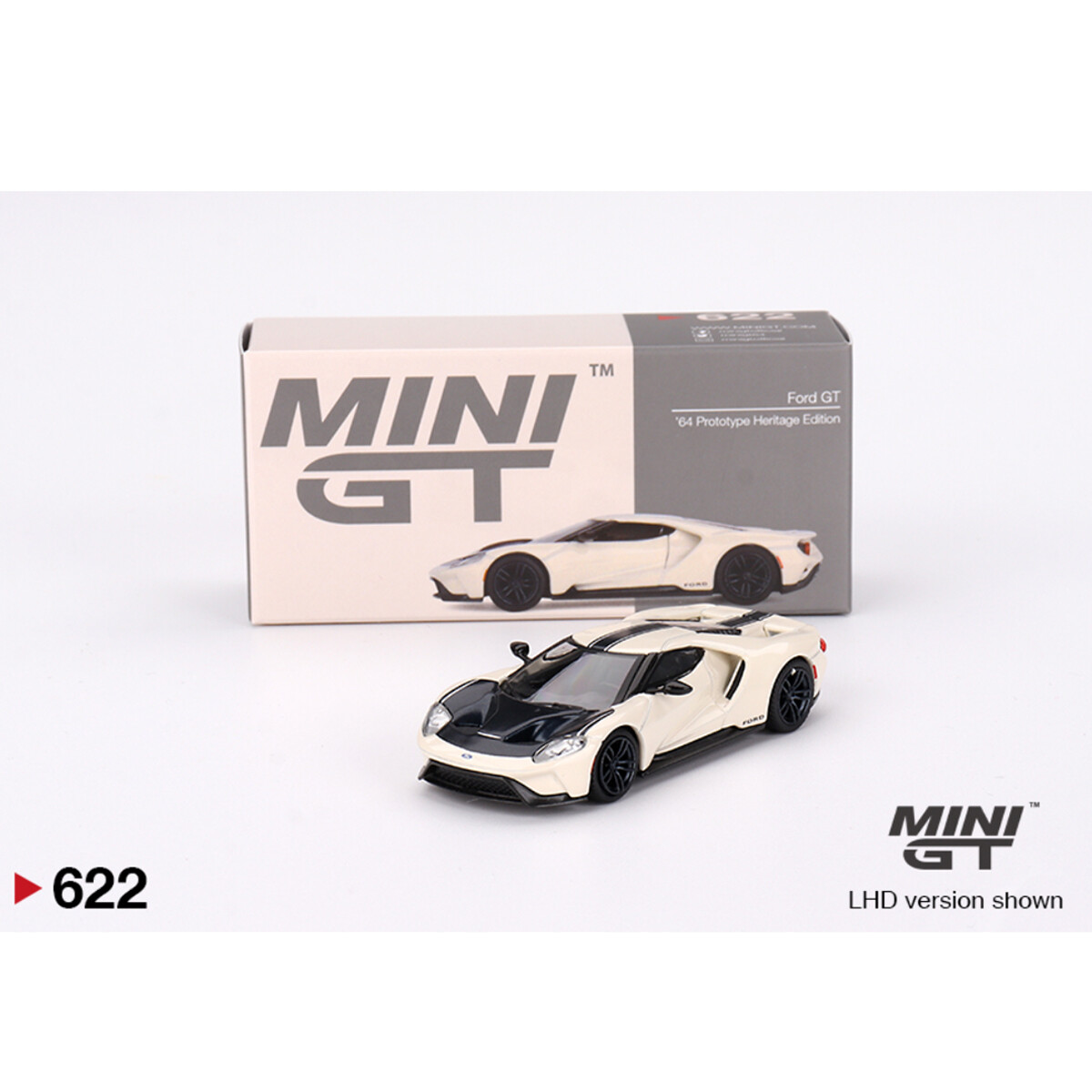 Mini GT - Mini GT 1/64 Ford GT ’64 Prototype Heritage Edition MGT00622