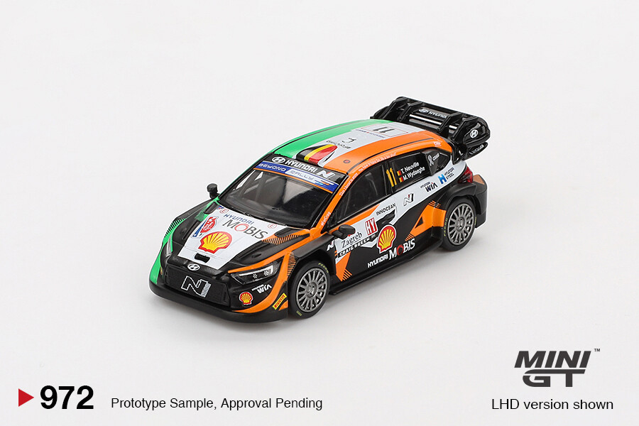Mini GT - Mini GT 1/64 Hyundai i20 N Rally1 #11 2023 Rally Croatia Power Stage Winner MGT00972