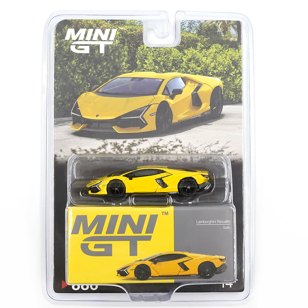 Mini GT - Mini GT 1/64 Lamborghini Revuelto Giallo - Blister Paket MGT00886-BL