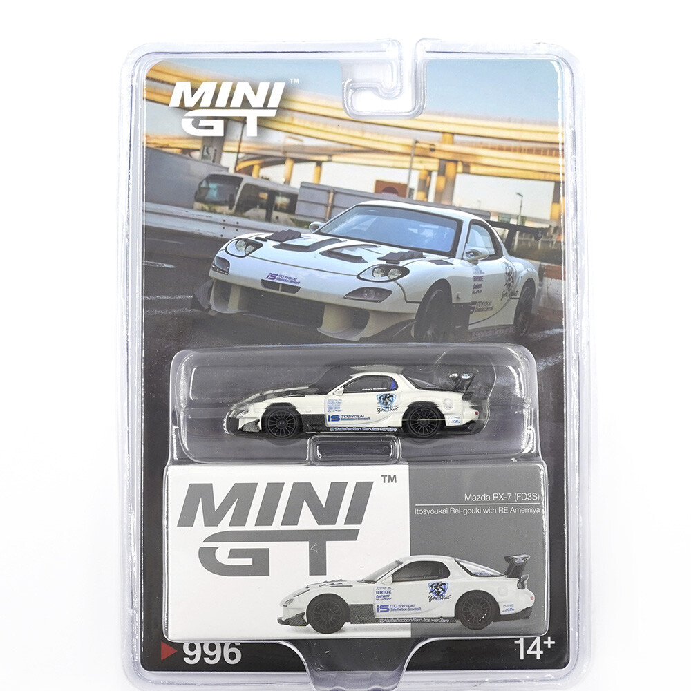 Mini GT - Mini GT 1/64 Mazda RX-7 (FD3S) Itosyoukai Rei-gouki with RE Amemiya MGT00996-BL
