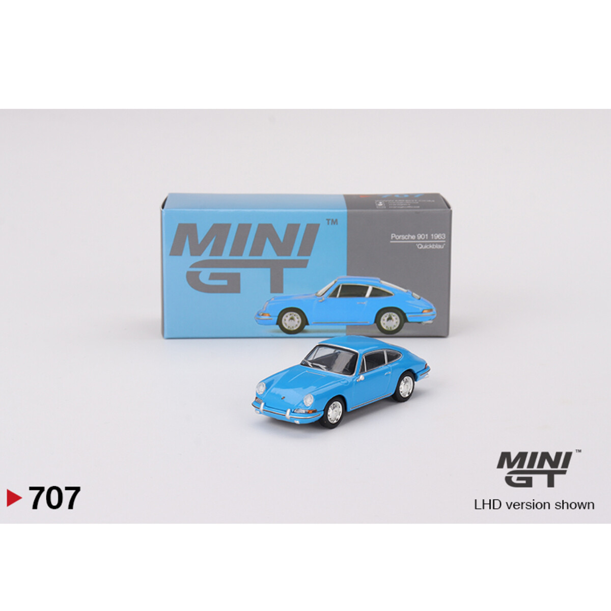 Mini GT - Mini GT 1/64 Porsche 901 1963 'Quickblau' MGT00707 Mini GT - Mini GT 1/64 Porsche 901 1963 'Quickblau' MGT00707