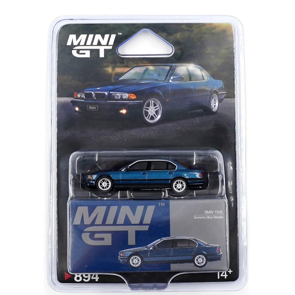 Mini GT 1/6 BMW 750IL Sorrento BlueMetallic - Blister Paket MGT00894-BL