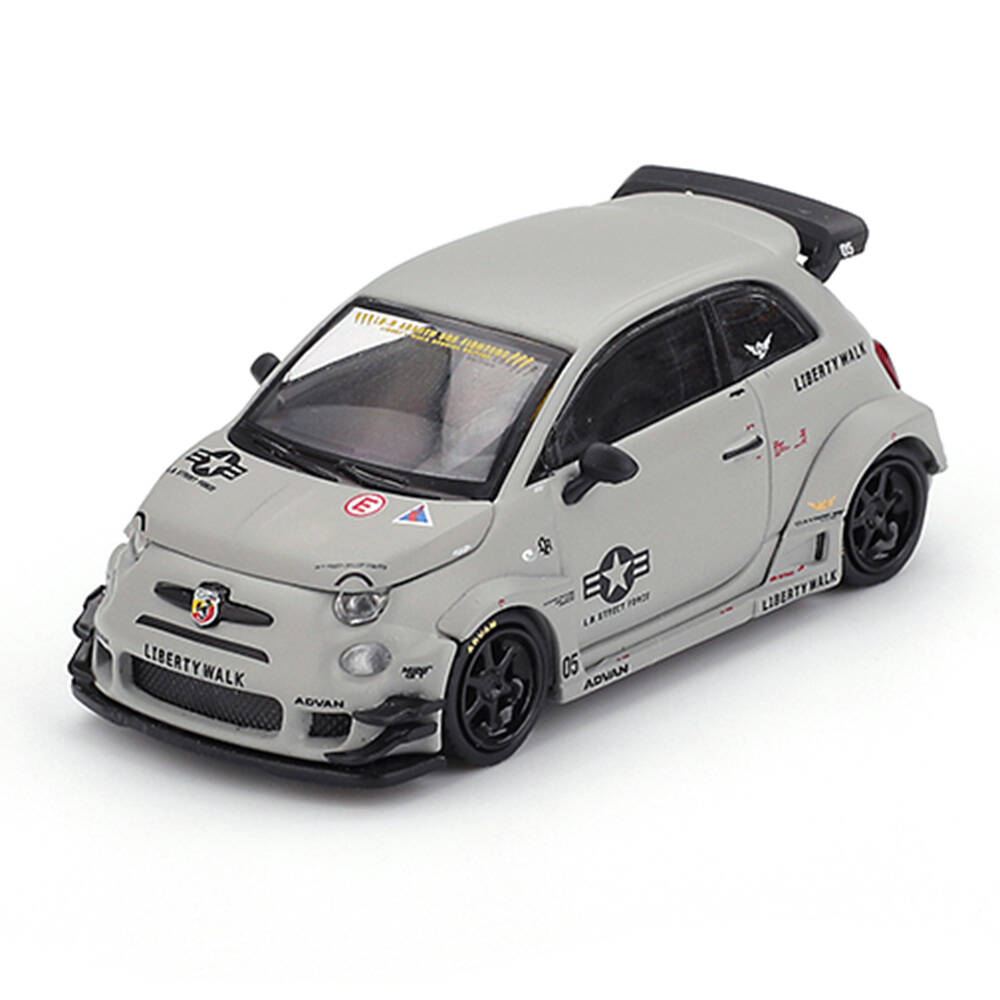 Mini GT 1/64 Abarth 595 LB-WORKS x Abas Works Fighters - Blister Paket MGT01064-BL