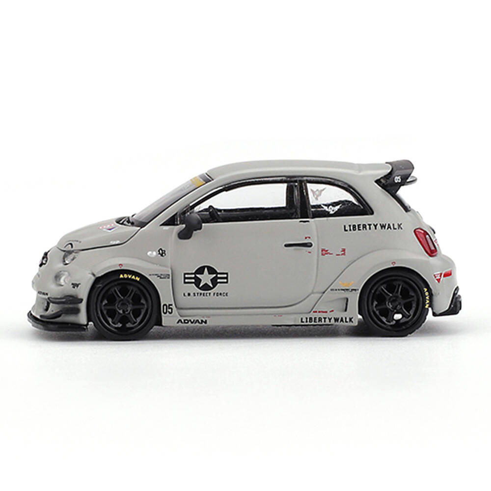 Mini GT 1/64 Abarth 595 LB-WORKS x Abas Works Fighters - Blister Paket MGT01064-BL