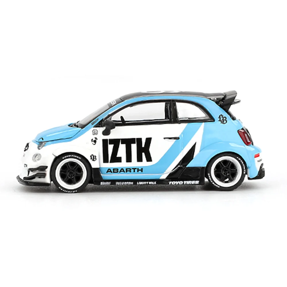 Mini GT 1/64 Abarth 595 LB-WORKS x Abas Works IZTK LHD MGT01051-BL - Thumbnail