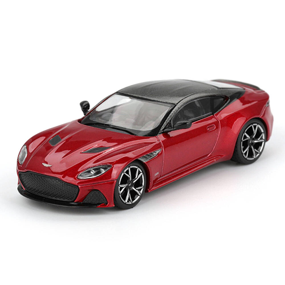 Mini GT 1/64 Aston Martin DBS Hyper Red LHD MGT01065-BL