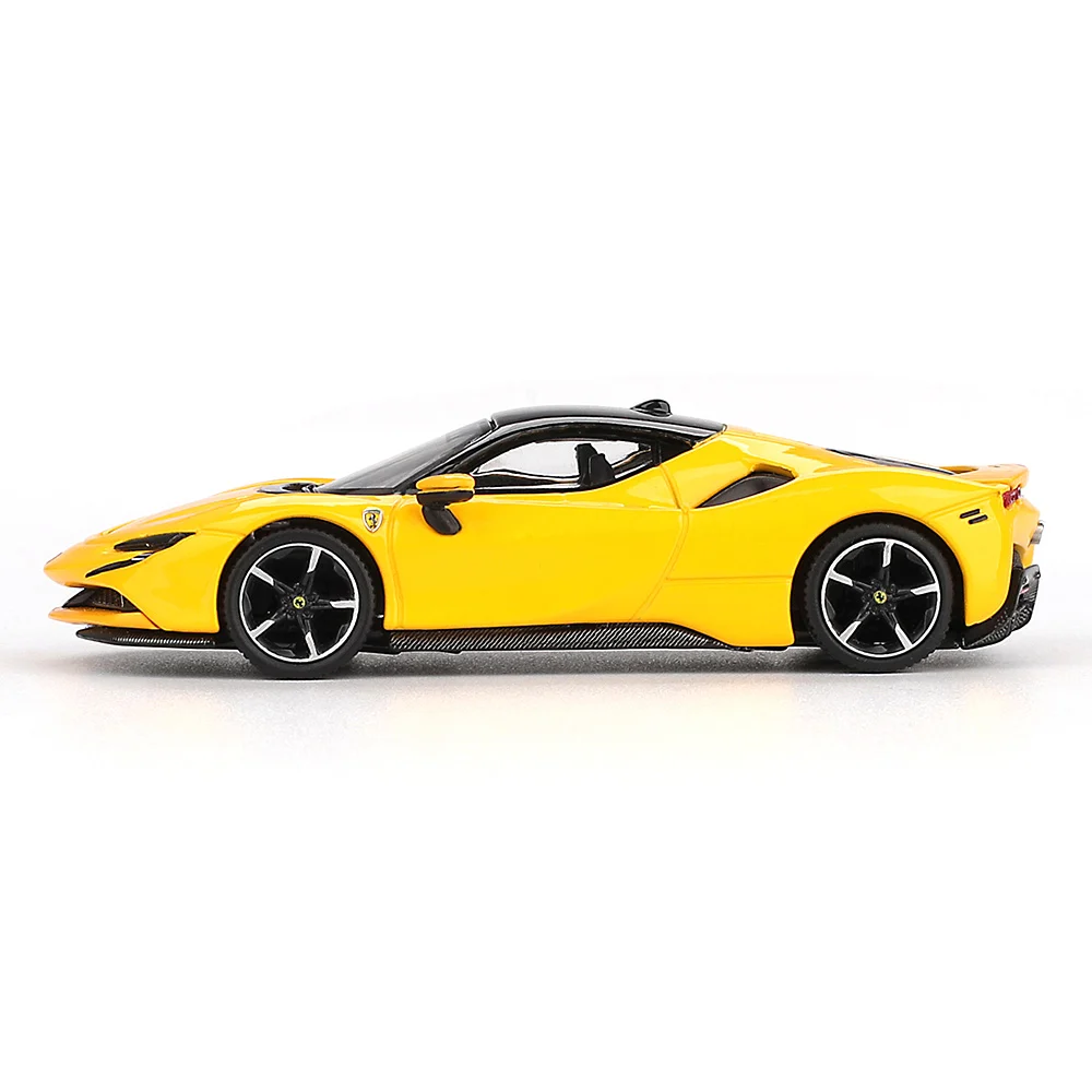 Mini GT 1/64 BBR Ferrari SF90 Giallo Modena BBRFER64031 - Thumbnail