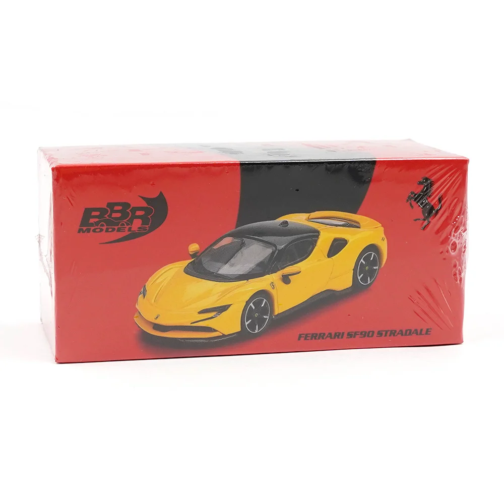 Mini GT 1/64 BBR Ferrari SF90 Giallo Modena BBRFER64031 - Thumbnail