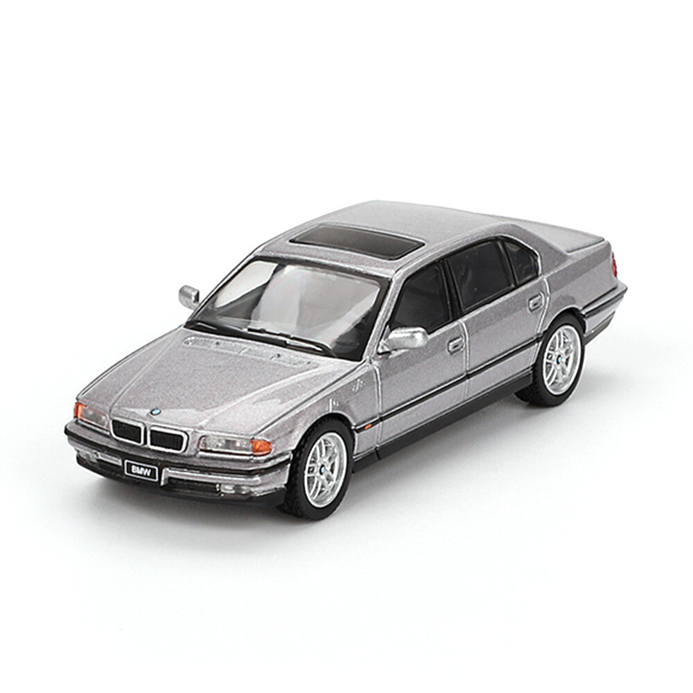 Mini GT 1/64 BMW 750IL Aspen Silver Metallic - Blister Paket MGT00792-BL - Thumbnail
