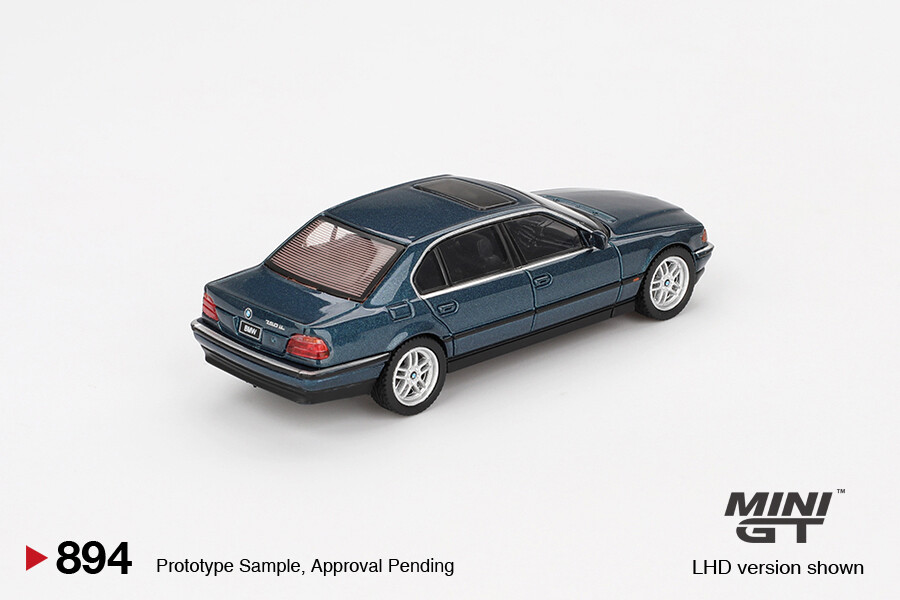 Mini GT 1/64 BMW 750IL Sorrento BlueMetallic MGT00894 - Thumbnail