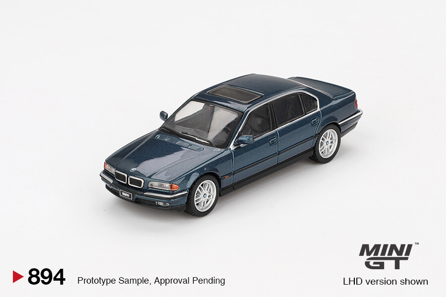 Mini GT 1/64 BMW 750IL Sorrento BlueMetallic MGT00894 - Thumbnail
