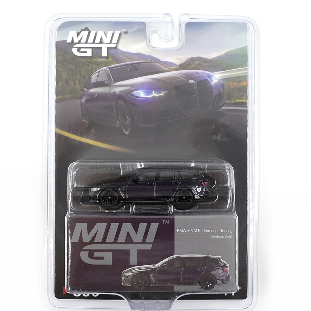 Mini GT 1/64 BMW M3 M Performance Touring Daytona Violet - Blister Paket MGT00896-BL - Thumbnail
