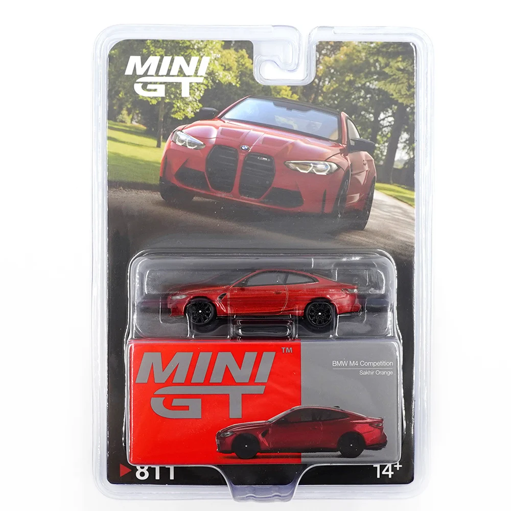 Mini GT 1/64 BMW M4 Competition (G82) Sakhir Orange - Blister Paket MGT00811-BL
