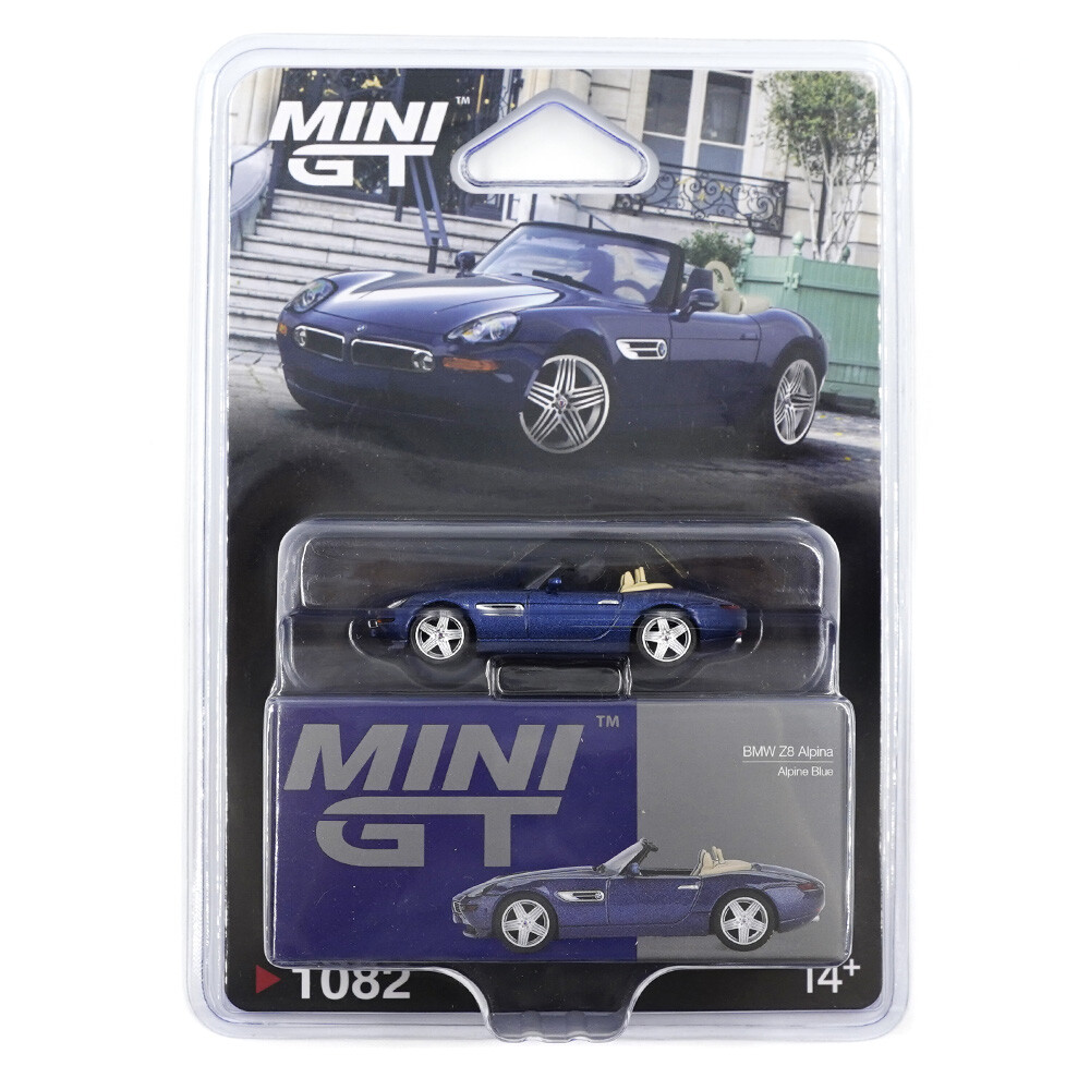 Mini GT 1/64 BMW Z8 Alpina Alpine Blue - Blister Paket MGT01082-BL - Thumbnail