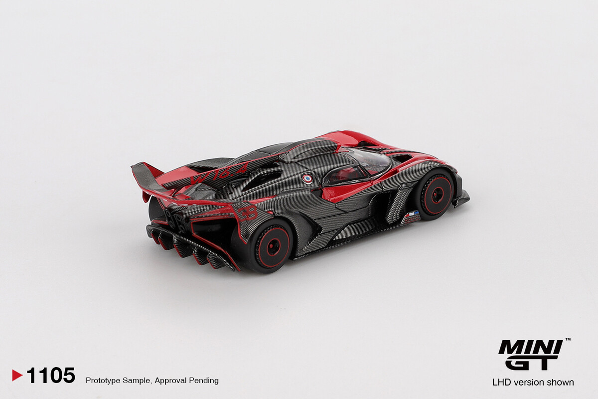 Mini GT 1/64 Bugatti Bolide Red MGT01105 - Thumbnail