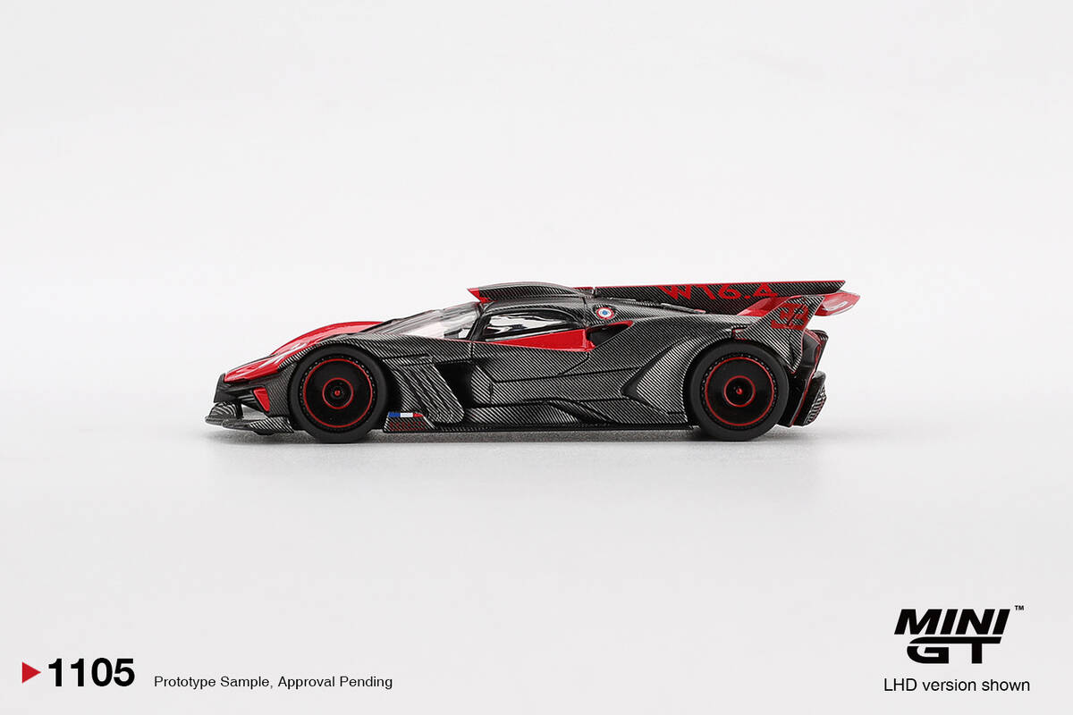 Mini GT 1/64 Bugatti Bolide Red MGT01105