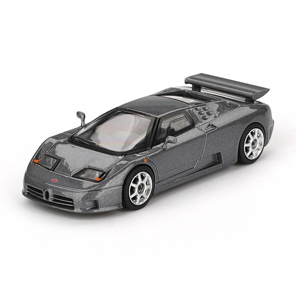 Mini GT 1/64 Bugatti EB110 Super Sport Grigio Scuro - Blister Paket MGT01002-BL