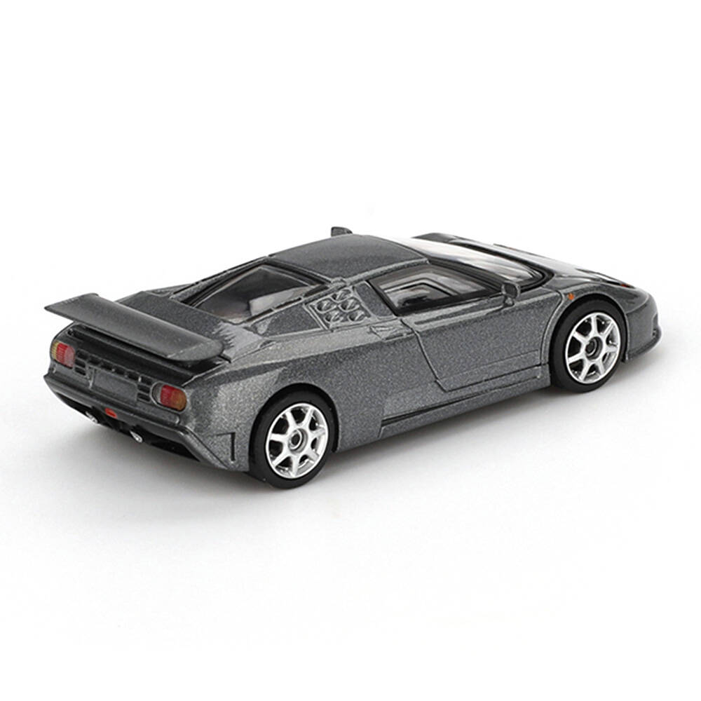 Mini GT 1/64 Bugatti EB110 Super Sport Grigio Scuro - Blister Paket MGT01002-BL