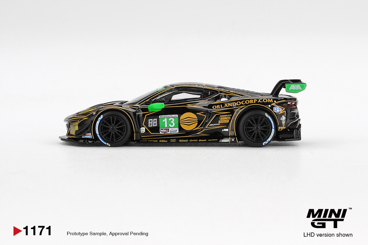 Mini GT 1/64 Chevrolet Corvette Z06 GT3.R #13 AWA 2025 IMSA Daytona 24 Hrs MGT01171 - Thumbnail