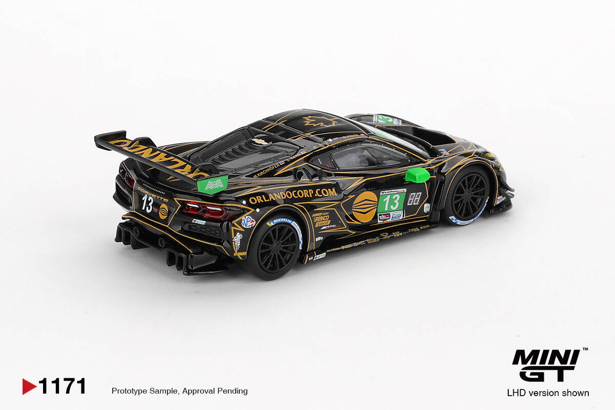 Mini GT 1/64 Chevrolet Corvette Z06 GT3.R #13 AWA 2025 IMSA Daytona 24 Hrs MGT01171