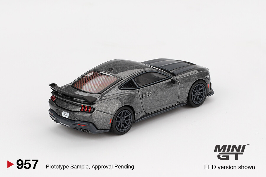 Mini GT 1/64 Ford Mustang Dark Horse 2024 Carbonized Gray MGT00957 - Thumbnail