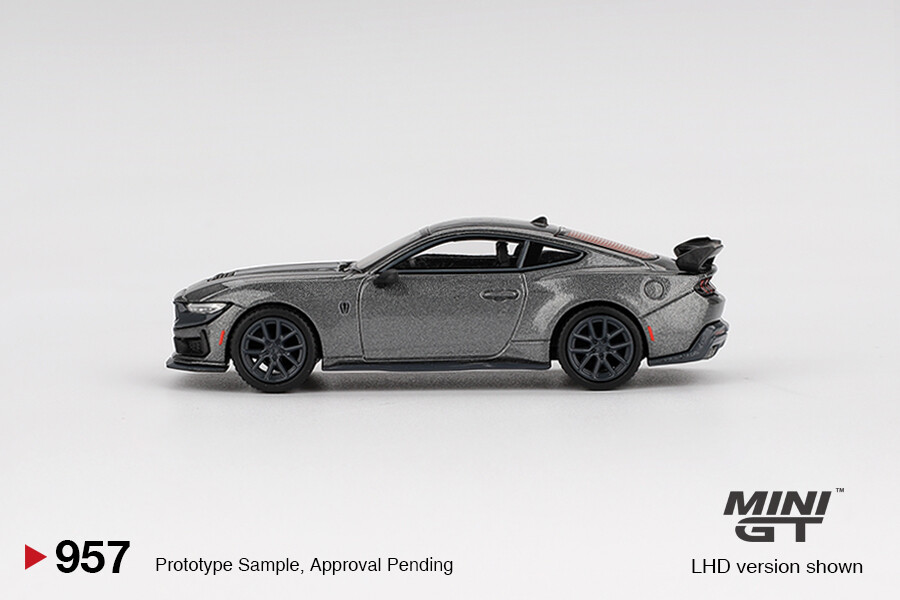 Mini GT 1/64 Ford Mustang Dark Horse 2024 Carbonized Gray MGT00957 - Thumbnail