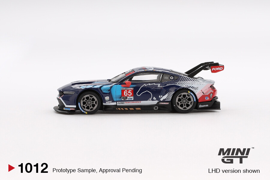 Mini GT 1/64 Ford Mustang GT3 #65 Ford Multimatic Motorsports 2024 IMSA Daytona 24 Hrs MGT01012 - Thumbnail